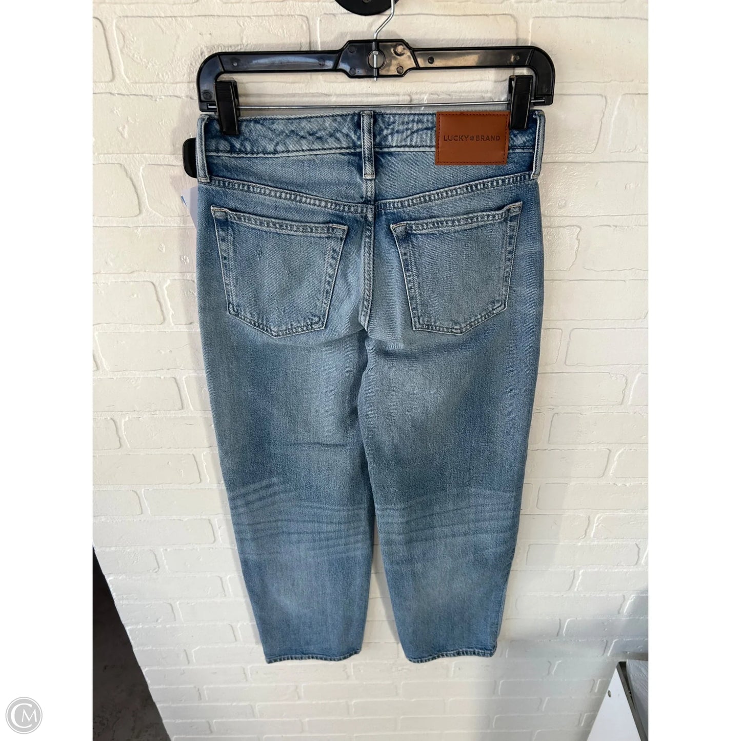 Jeans Straight By Lucky Brand In Blue Denim, Size: 0