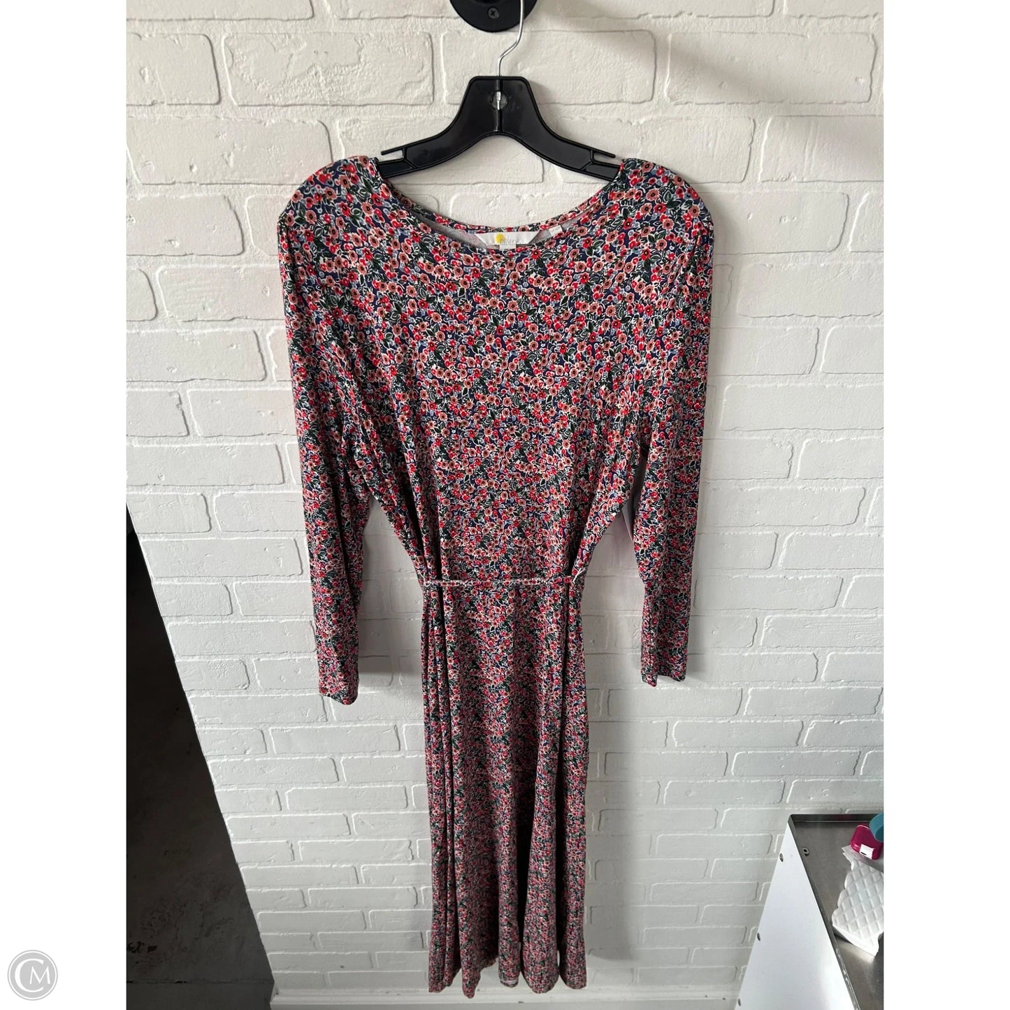 Dress Casual Maxi By Boden In Blue & Pink, Size: L