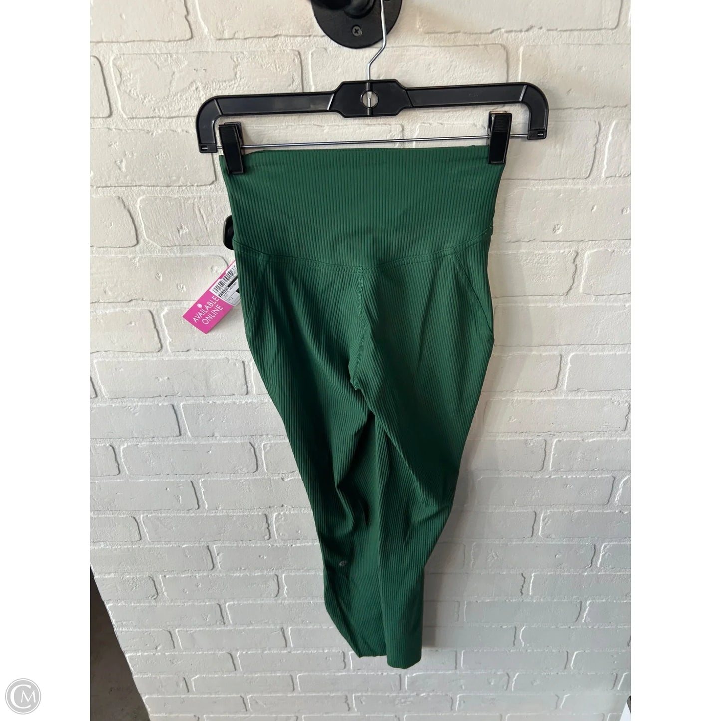 Athletic Leggings By Lululemon In Green, Size: 2
