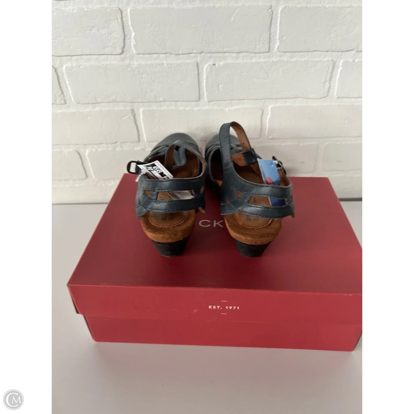 Shoes Heels Block By Rockport In Blue, Size: 7.5