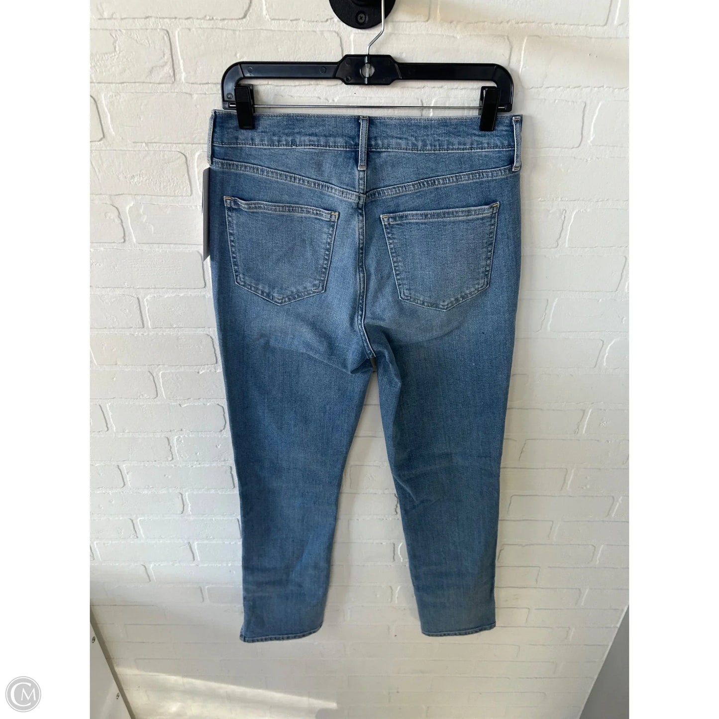 Jeans Straight By Gap In Blue Denim, Size: 8l