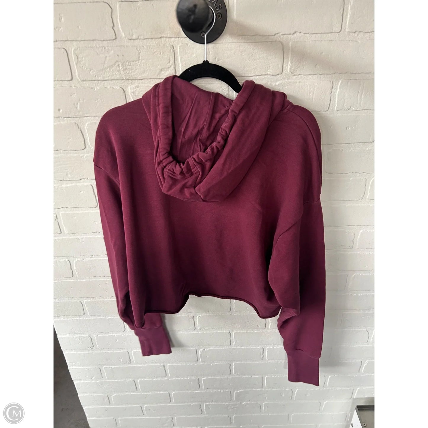 Sweatshirt Hoodie By Adidas In Red, Size: S