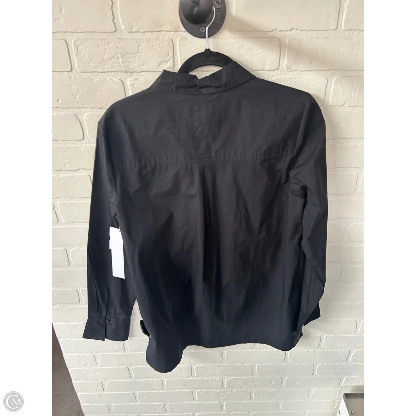 Top Long Sleeve By Maeve In Black, Size: M