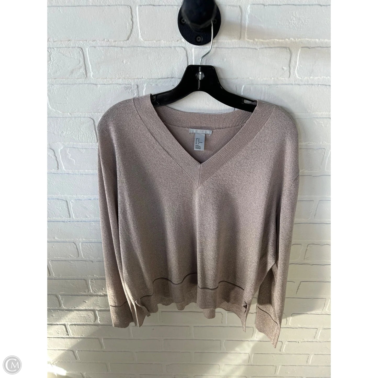 Sweater By H&m In Tan, Size: M