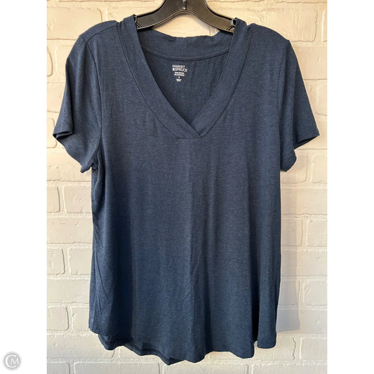 Top Short Sleeve Basic By Market & Spruce In Blue, Size: M