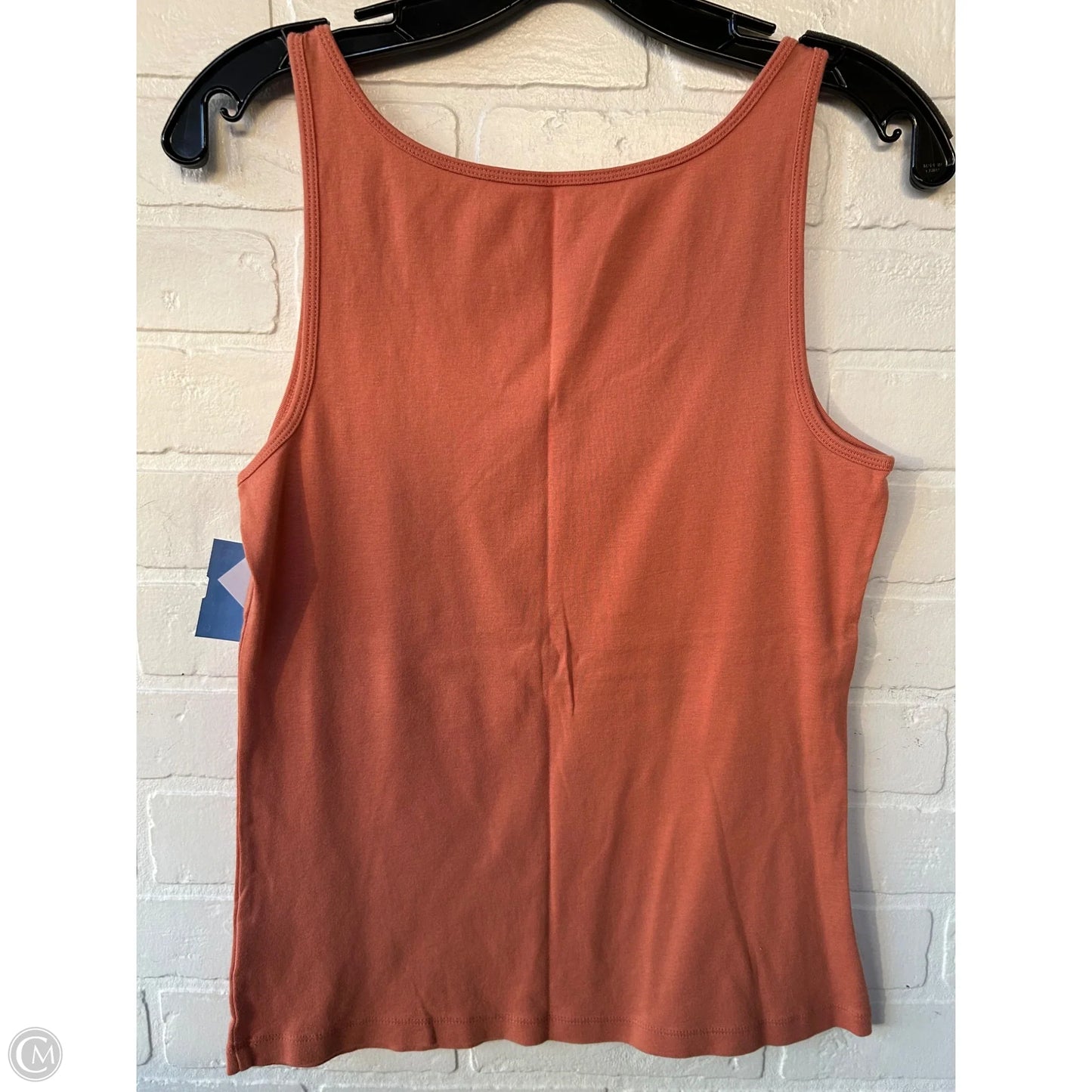 Top Sleeveless Basic By Talbots In Orange, Size: M