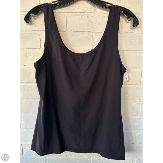 Top Sleeveless Basic By Talbots In Black, Size: M