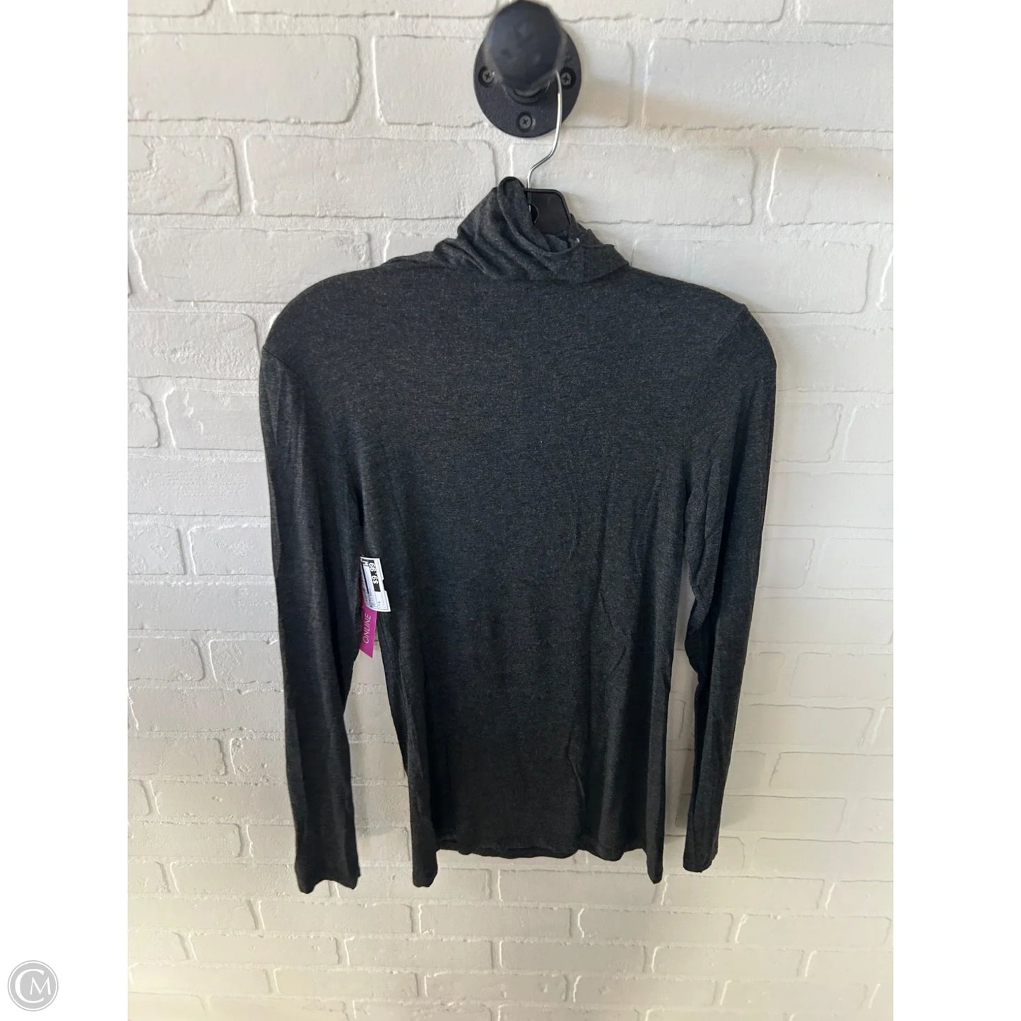 Top Long Sleeve Basic By Halogen In Grey, Size: S