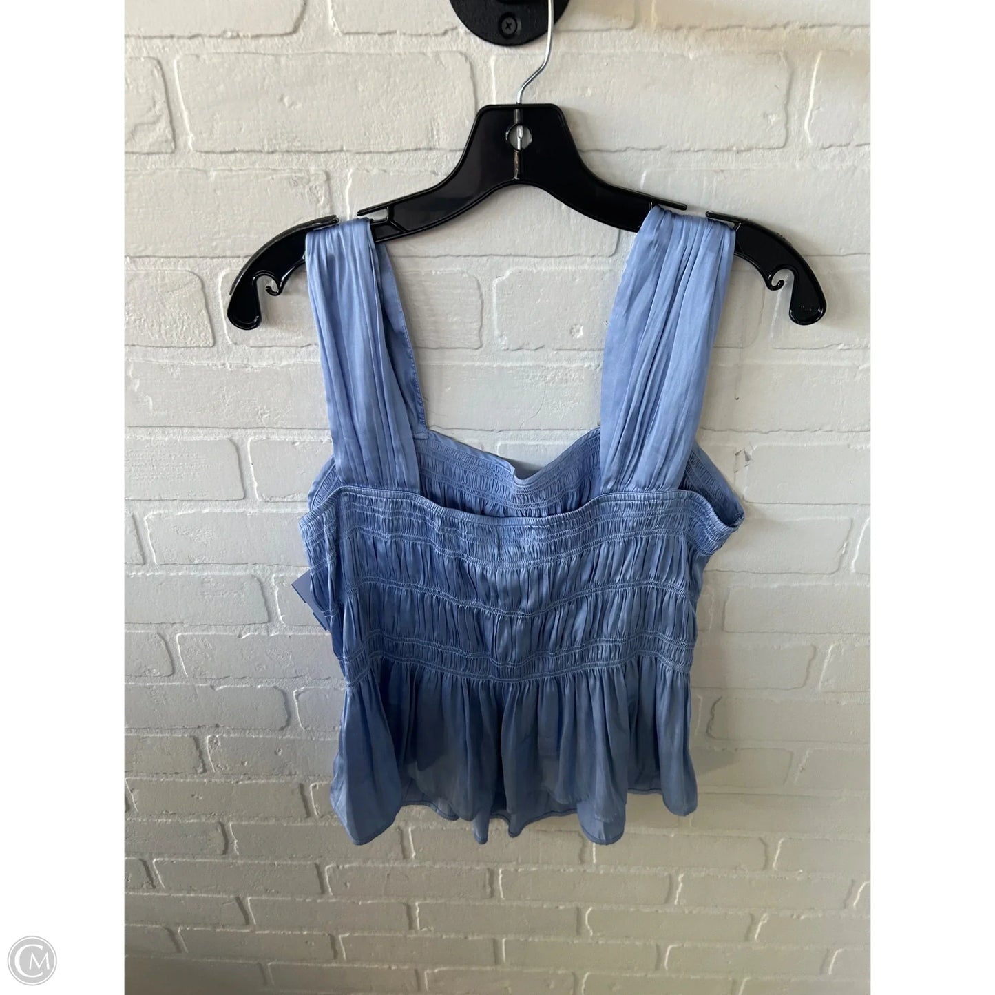Top Sleeveless By H&m In Blue, Size: L