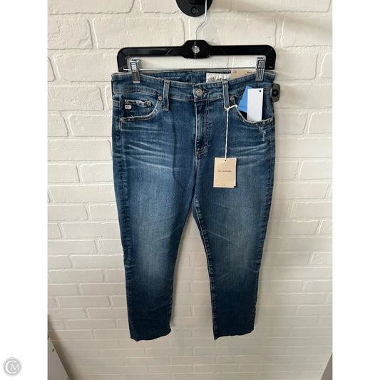 Jeans Cropped By Adriano Goldschmied In Blue Denim, Size: 6