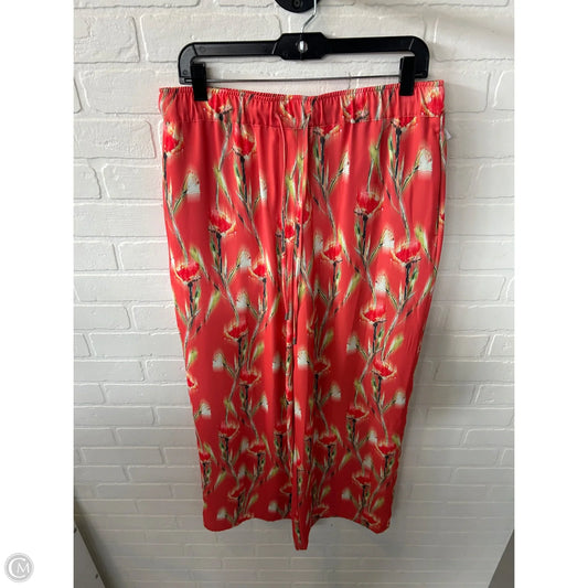Pants Wide Leg By Calvin Klein In Orange, Size: 8