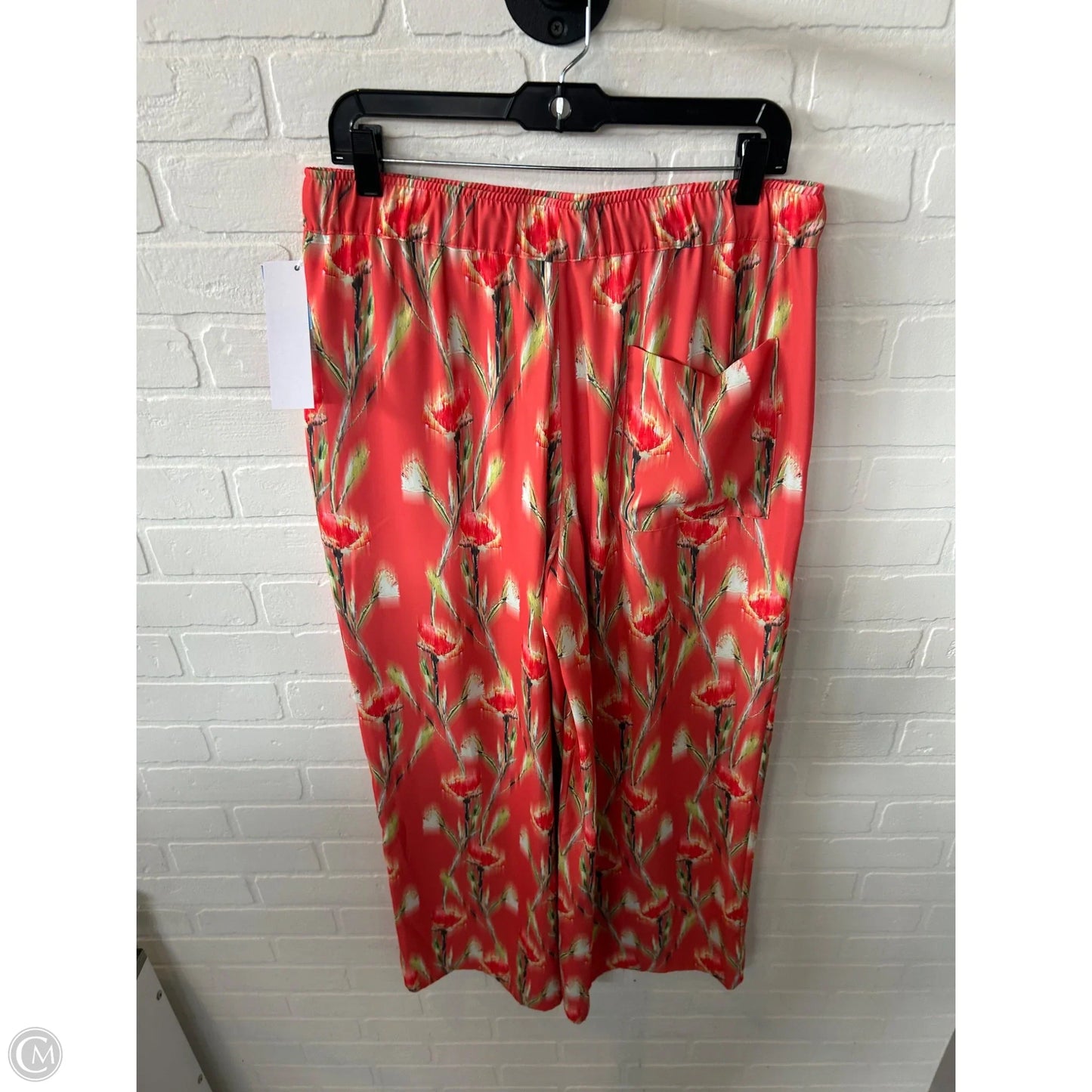 Pants Wide Leg By Calvin Klein In Orange, Size: 8