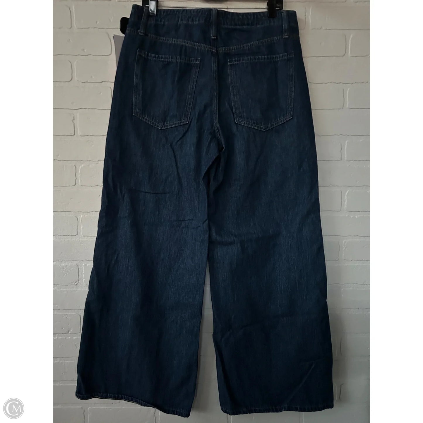 Jeans Straight By Banana Republic In Blue Denim, Size: 10
