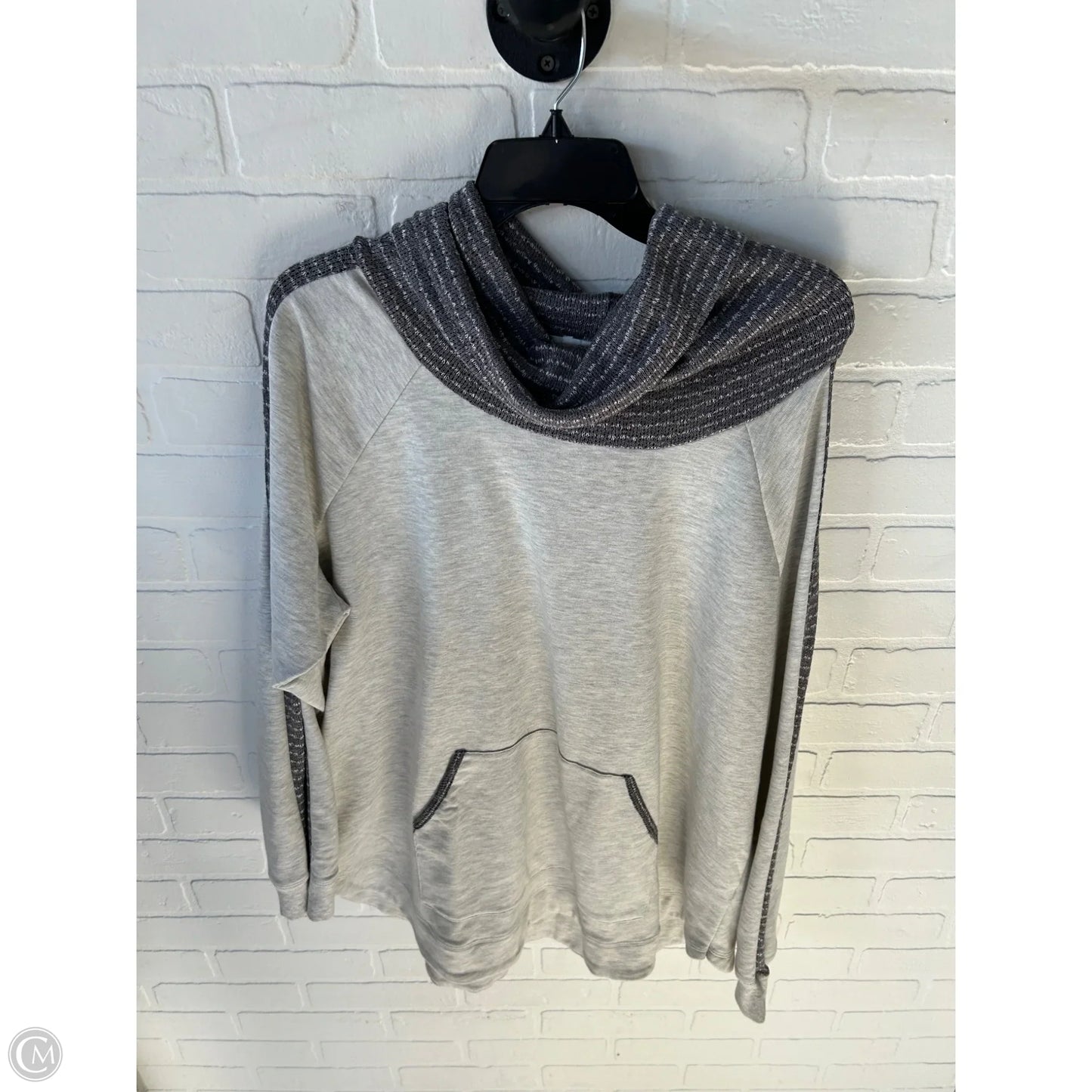 Sweatshirt Collar By Maurices In Grey, Size: 2x