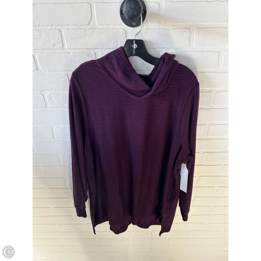 Top Long Sleeve By Lane Bryant In Purple, Size: 3x