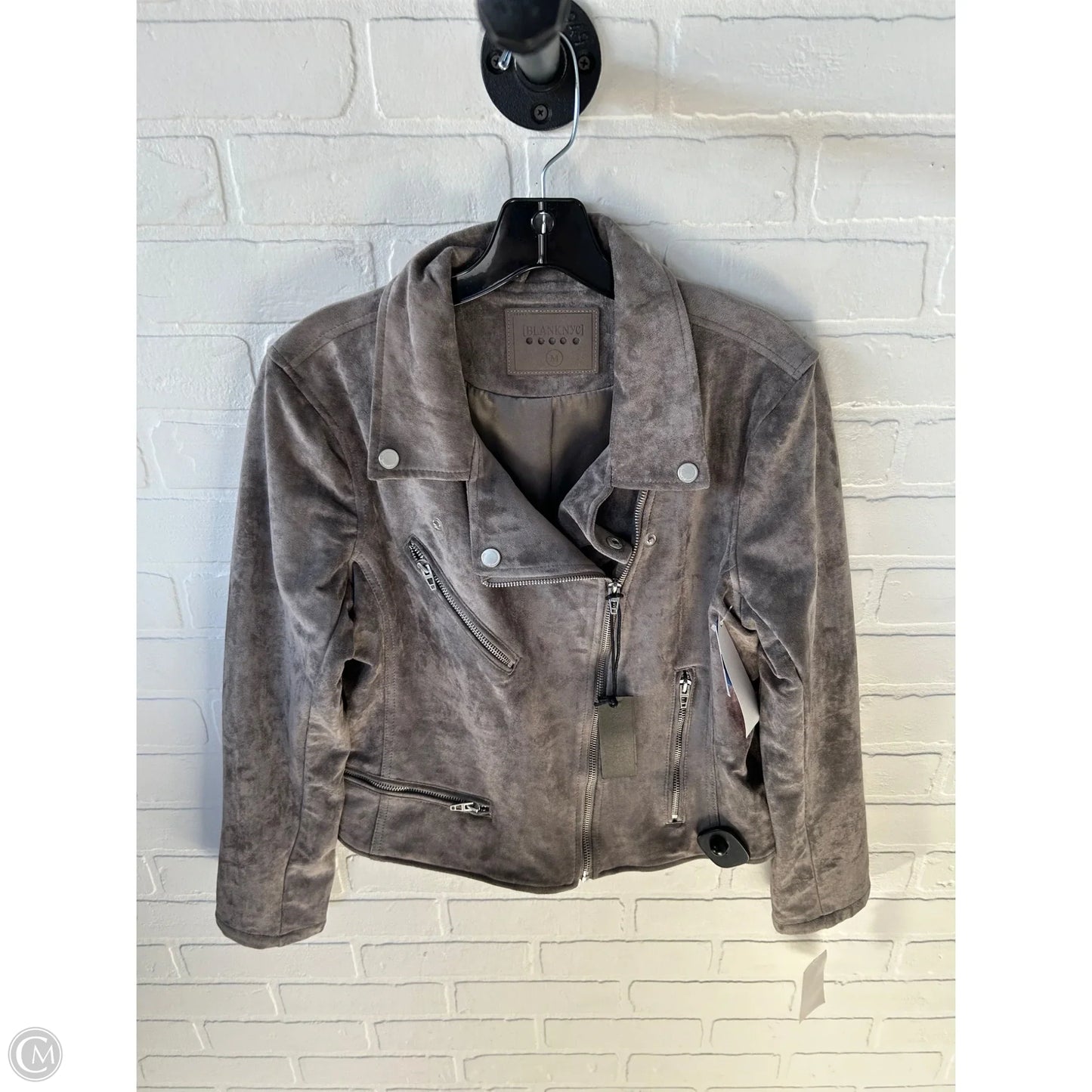 Jacket Moto By Blanknyc In Grey, Size: M