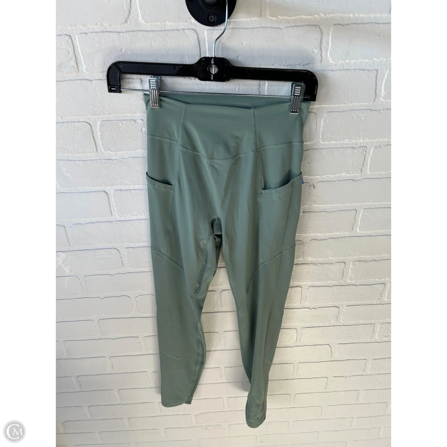 Athletic Leggings By Gym Shark In Green, Size: 4