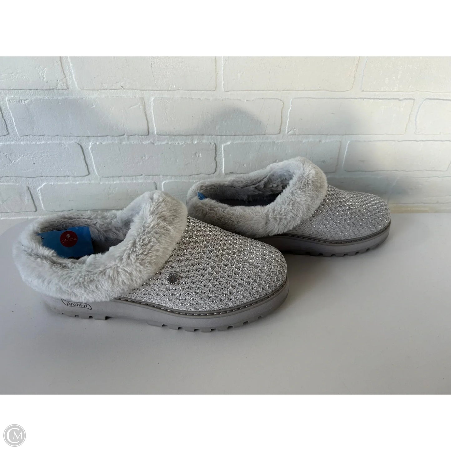 Shoes Flats By Bobs In Grey, Size: 10