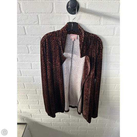 Blazer By Show Me Your Mumu In Animal Print, Size: Xxl