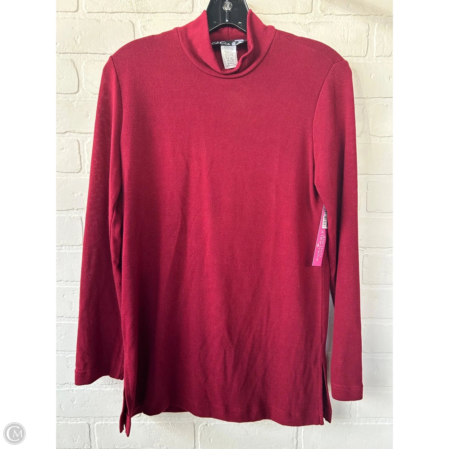 Sweater By Csc Studio In Red, Size: S