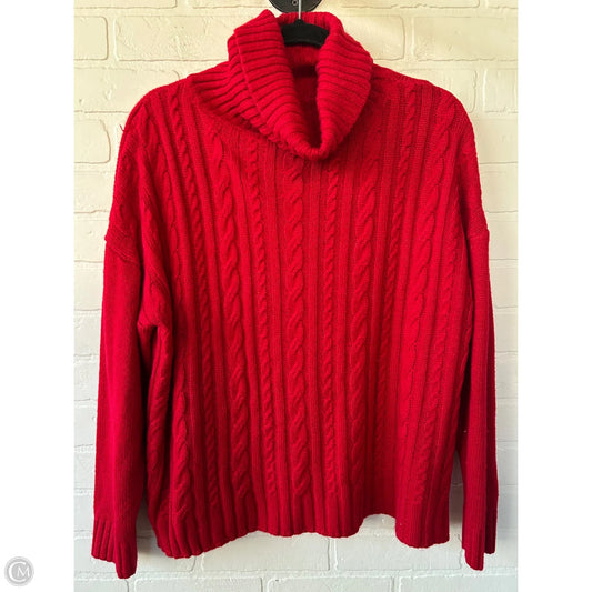 Sweater By Shein In Red, Size: 1x
