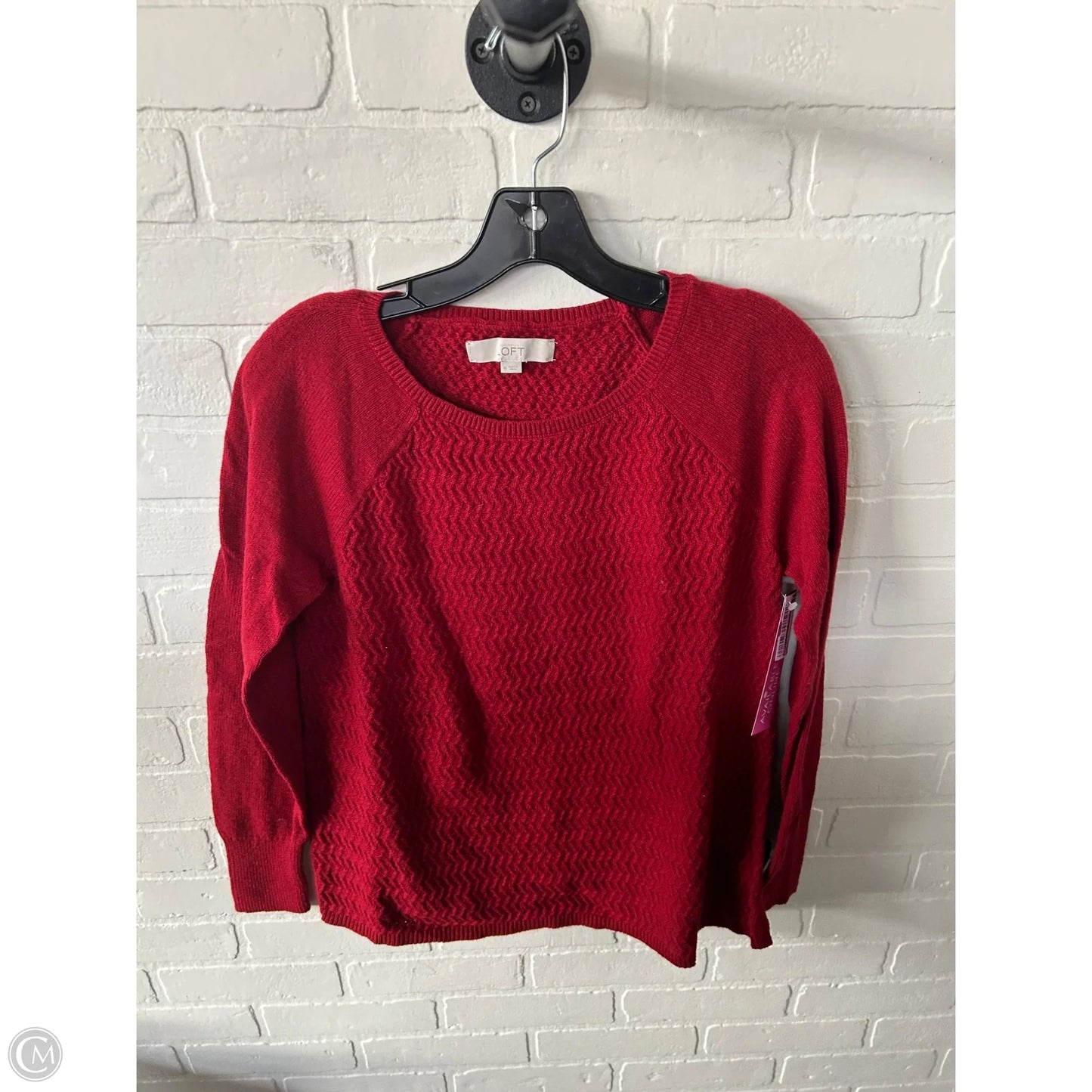 Sweater By Loft In Red, Size: M