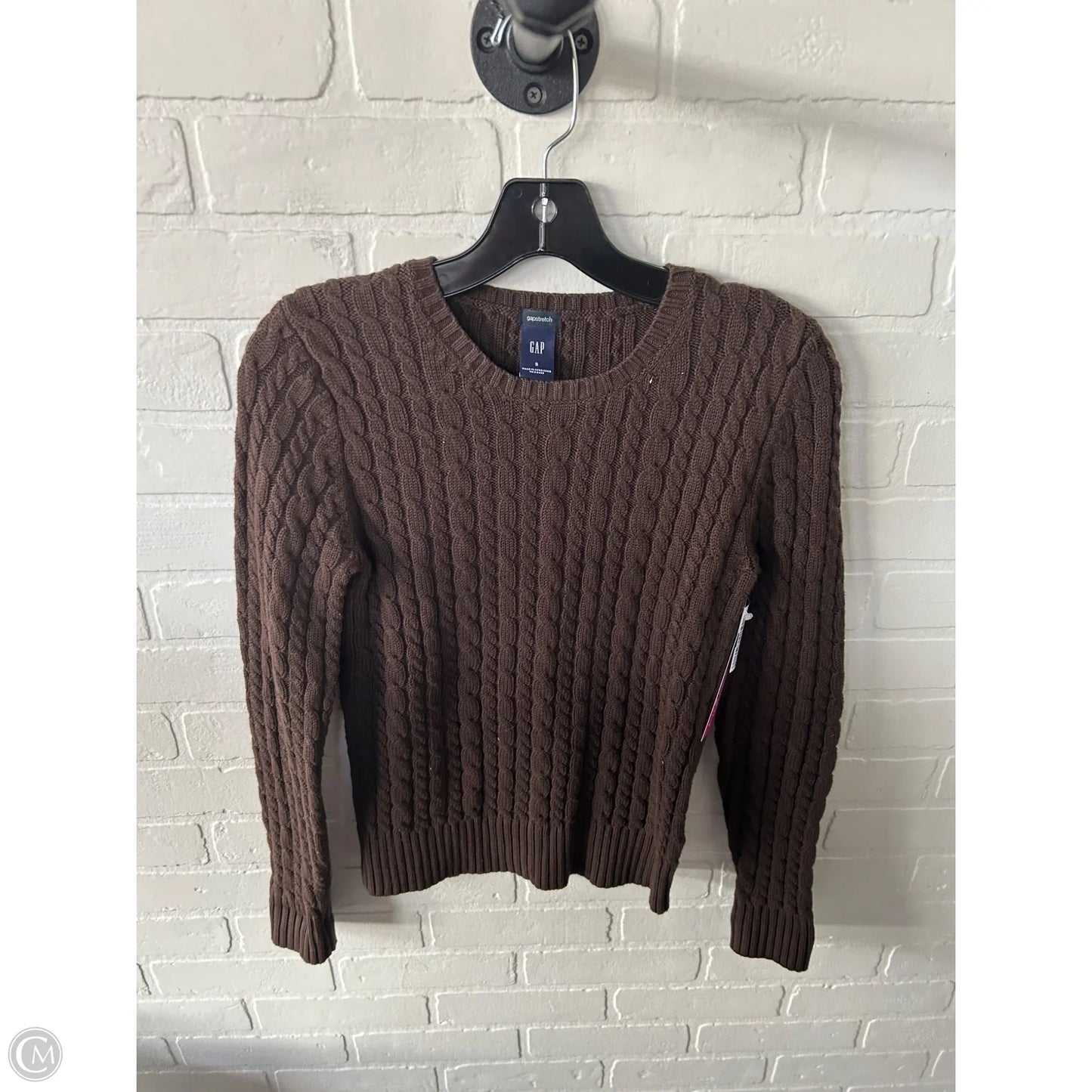Sweater By Gap In Brown, Size: S