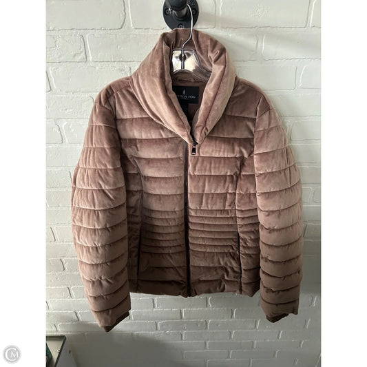 Coat Puffer & Quilted By London Fog In Brown, Size: L