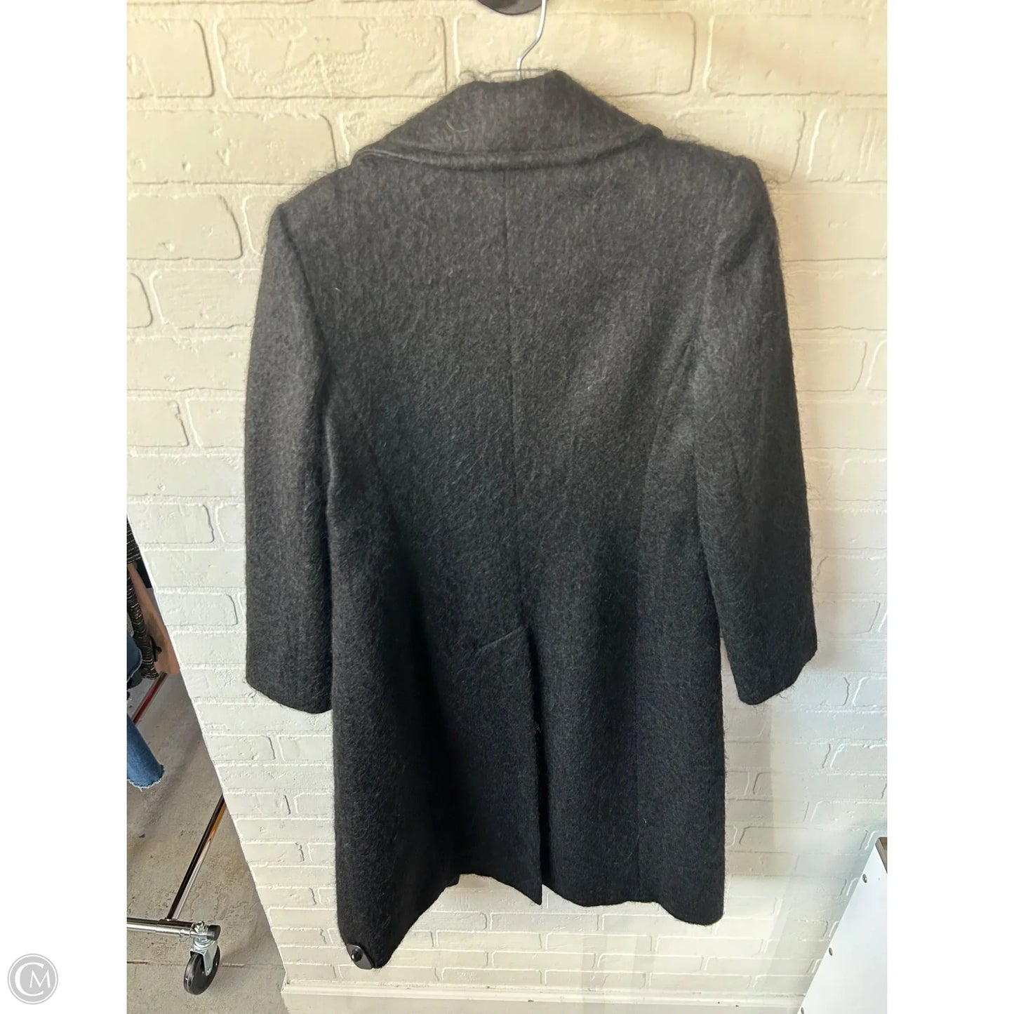 Coat Wool By Cynthia Rowley In Black, Size: S