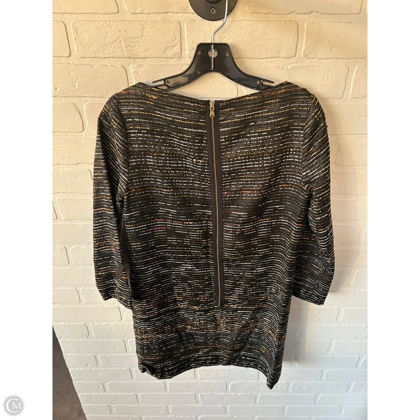 Dress Party Short By Shoshanna In Black & Gold, Size: S