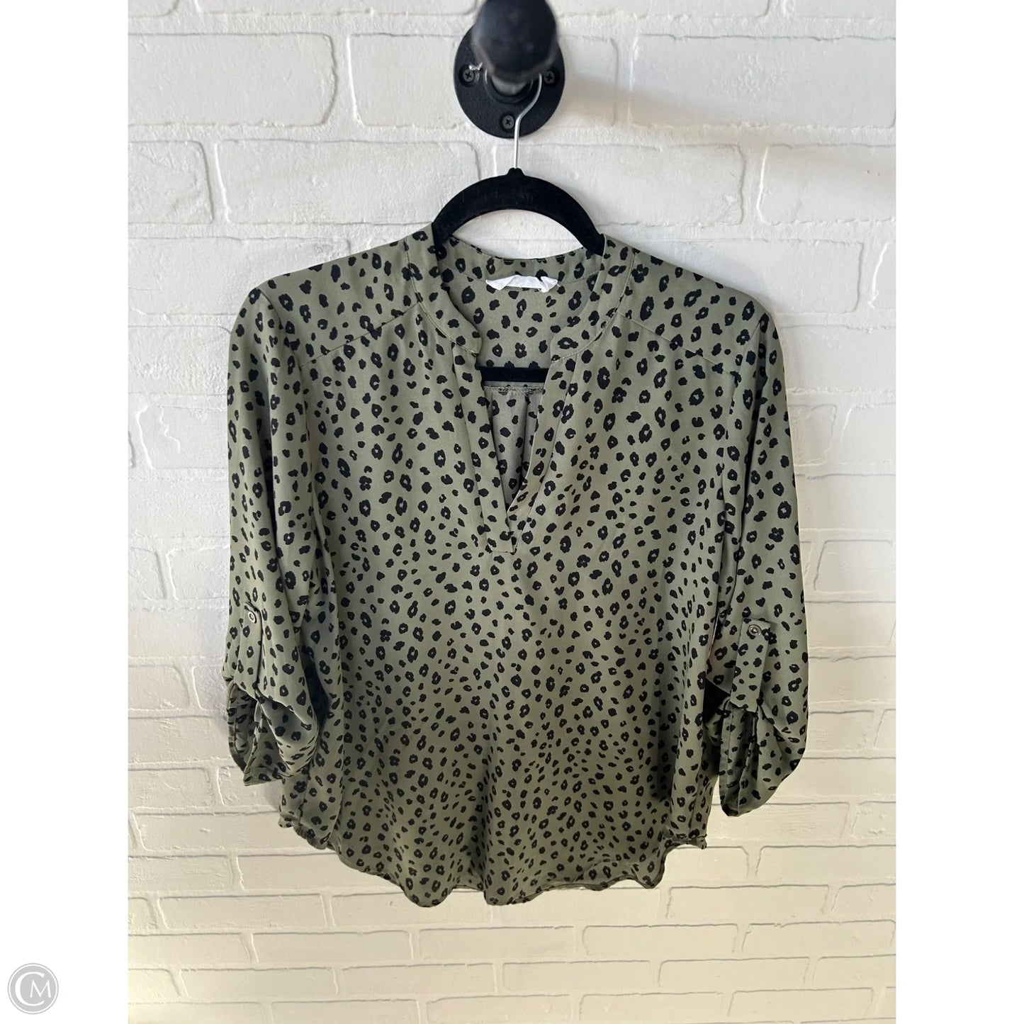 Top Long Sleeve By Lush In Green, Size: L