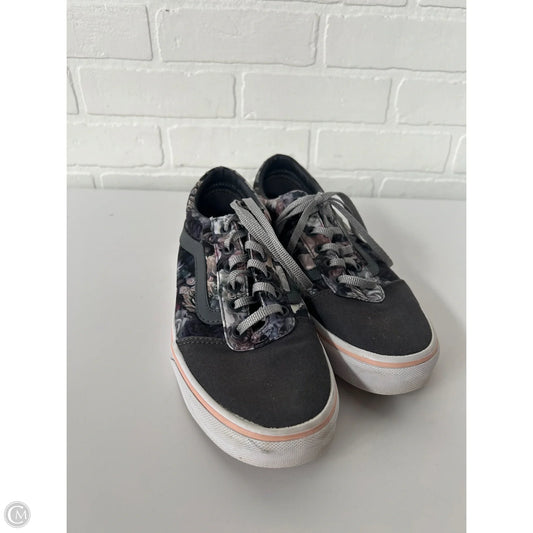Shoes Sneakers By Vans In Grey, Size: 8.5