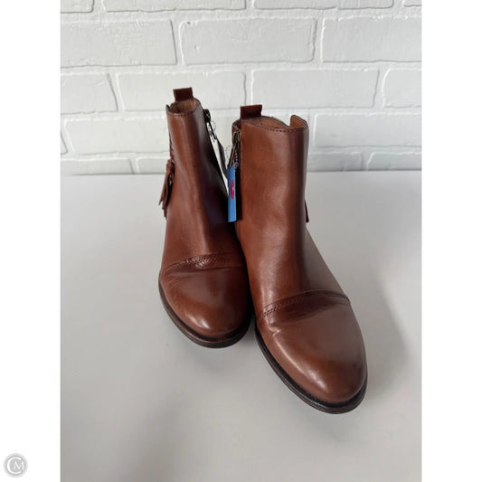 Boots Ankle Heels By Pikolinos In Brown, Size: 7.5
