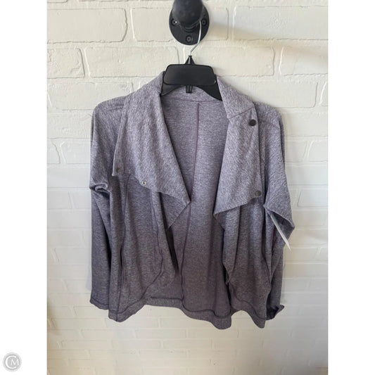 Athletic Jacket By Lululemon In Purple, Size: M