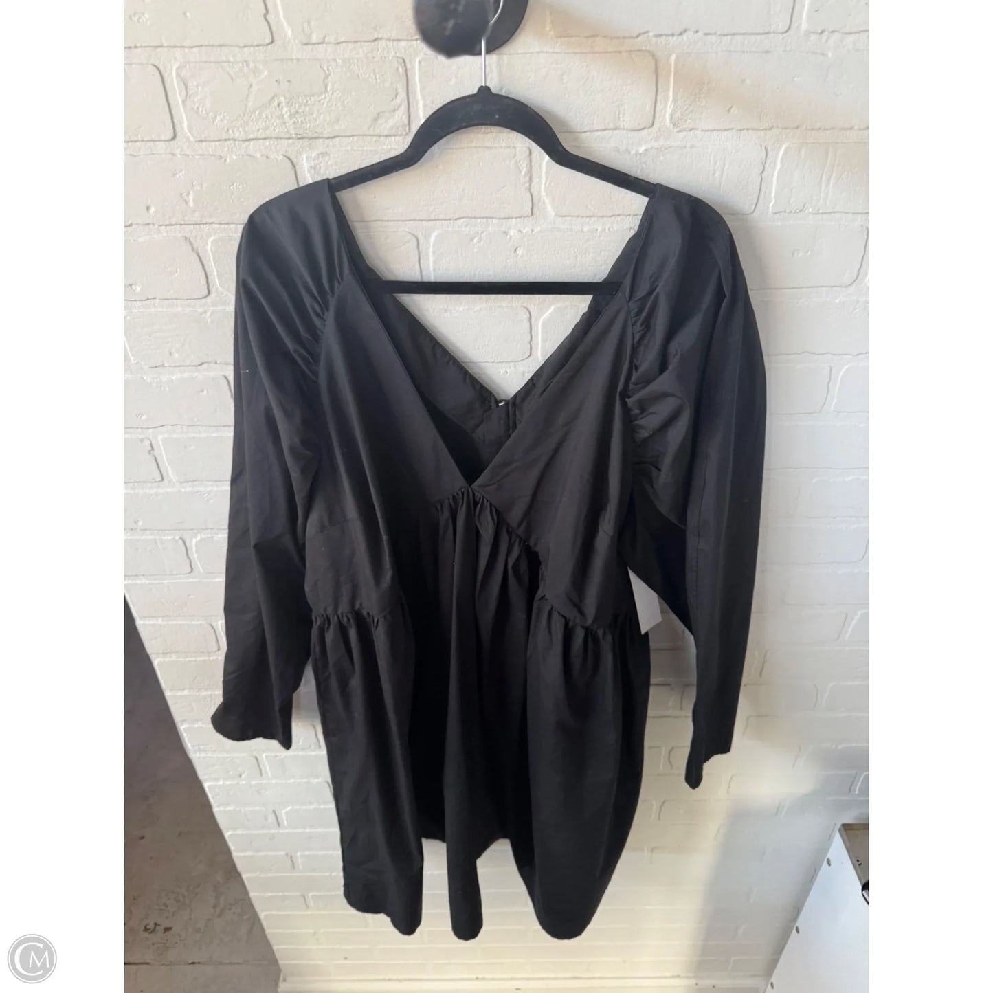 Dress Casual Short By Asos In Black, Size: 2x