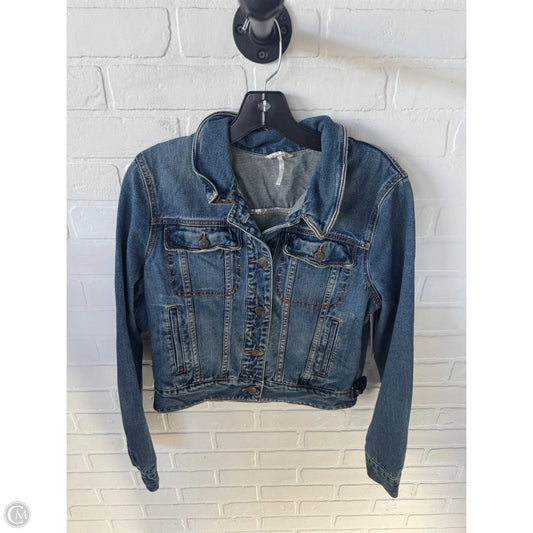 Jacket Denim By Free People In Blue Denim, Size: S