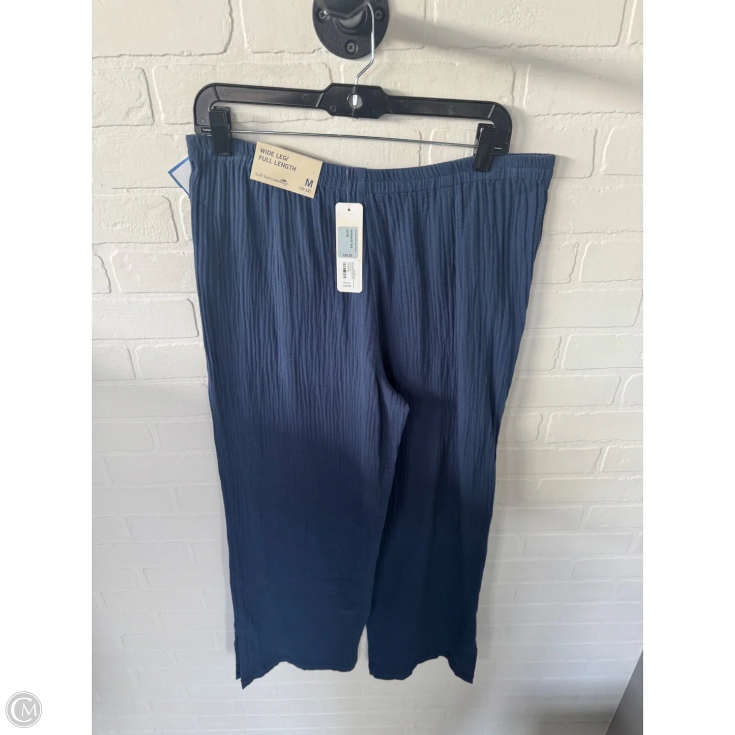 Pants Linen By Soft Surroundings In Blue, Size: 8