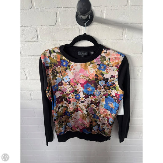 Sweater By Ted Baker In Black & Tan, Size: S