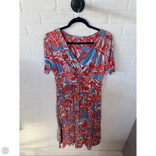 Dress Casual Maxi By Soft Surroundings In Blue & Orange, Size: M