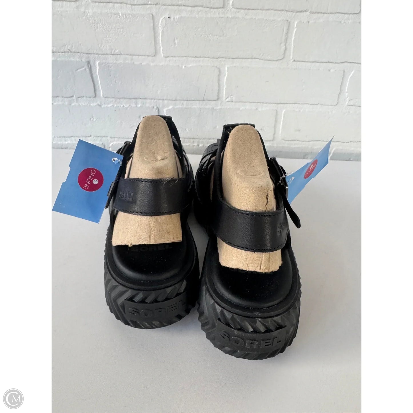 Sandals Flats By Sorel In Black, Size: 9