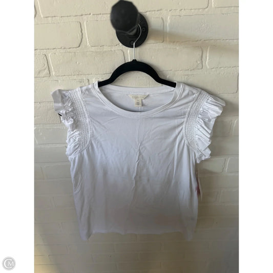 Top Sleeveless By Caslon In White, Size: S