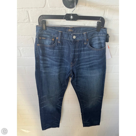 Jeans Cropped By Polo Ralph Lauren In Blue Denim, Size: 8