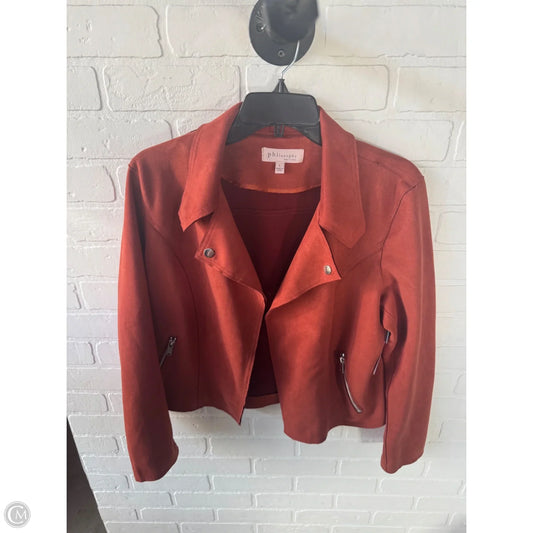 Blazer By Philosophy In Orange, Size: L