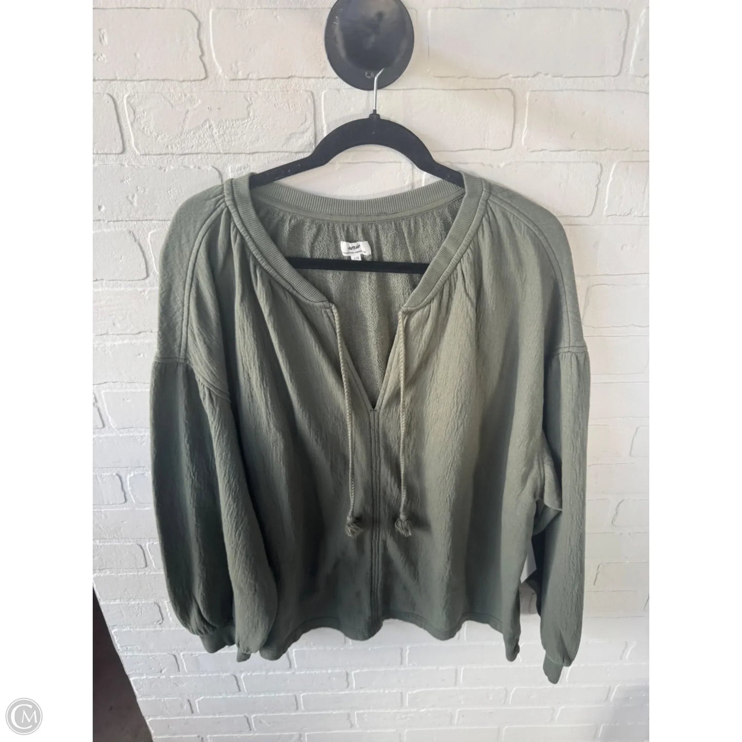 Sweatshirt Crewneck By Aerie In Green, Size: L