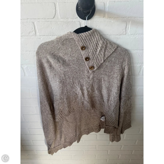Poncho By Karen Scott In Tan, Size: S