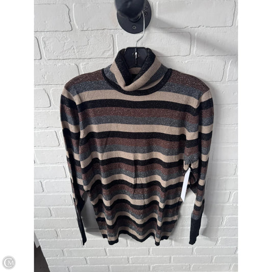 Sweater By Worthington In Black & Brown, Size: Xl