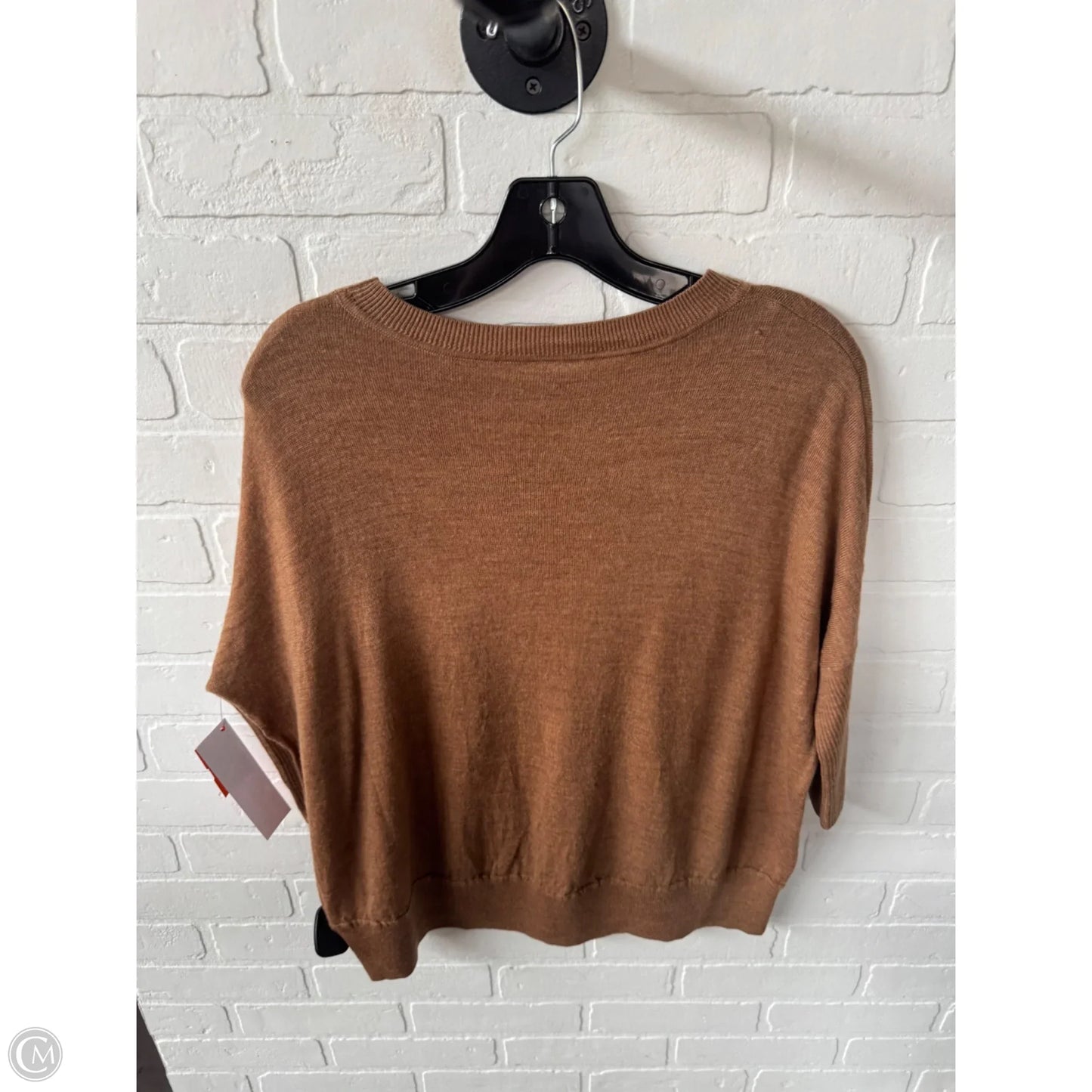 Sweater Short Sleeve By Anthropologie In Tan, Size: Xs