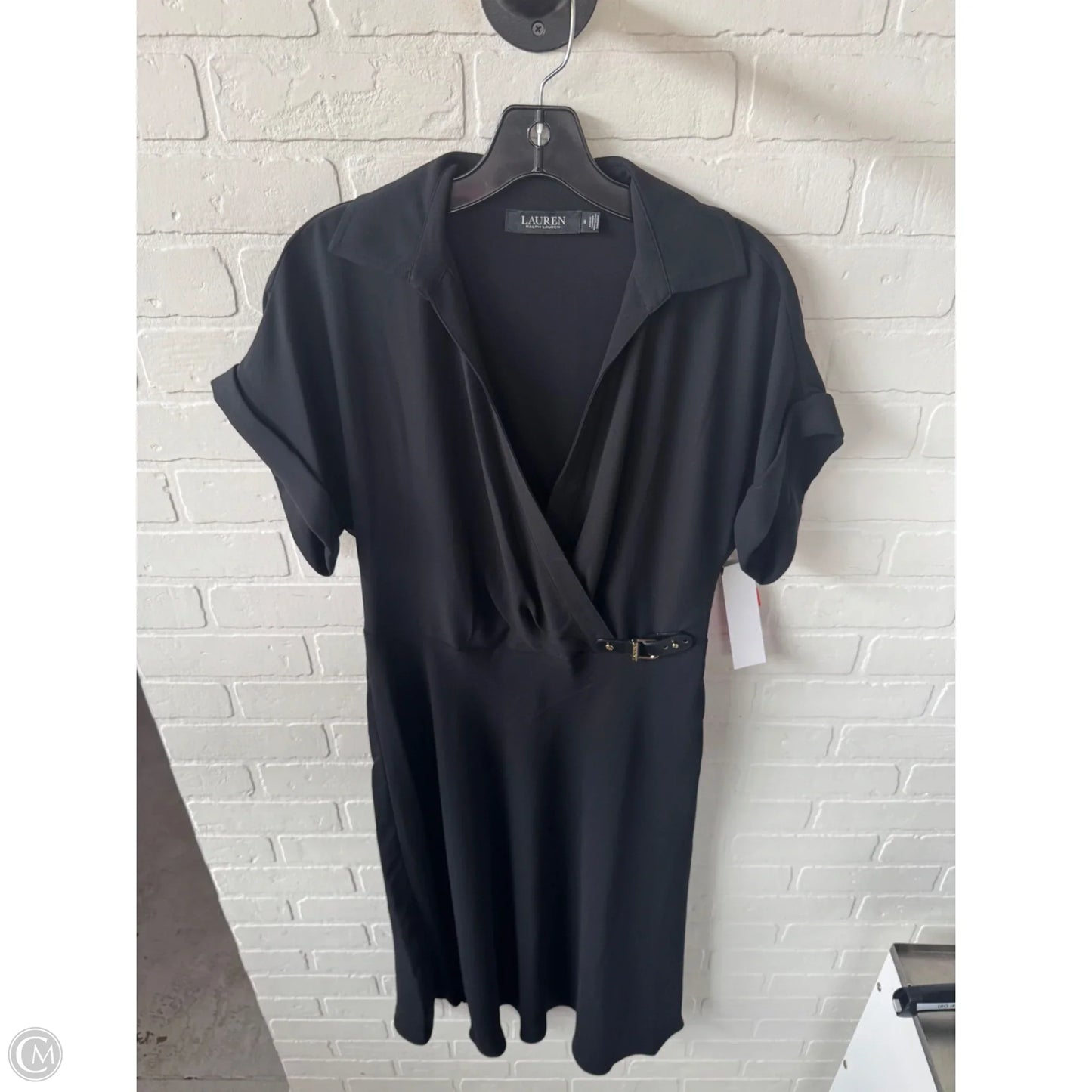 Dress Work By Lauren By Ralph Lauren In Black, Size: M