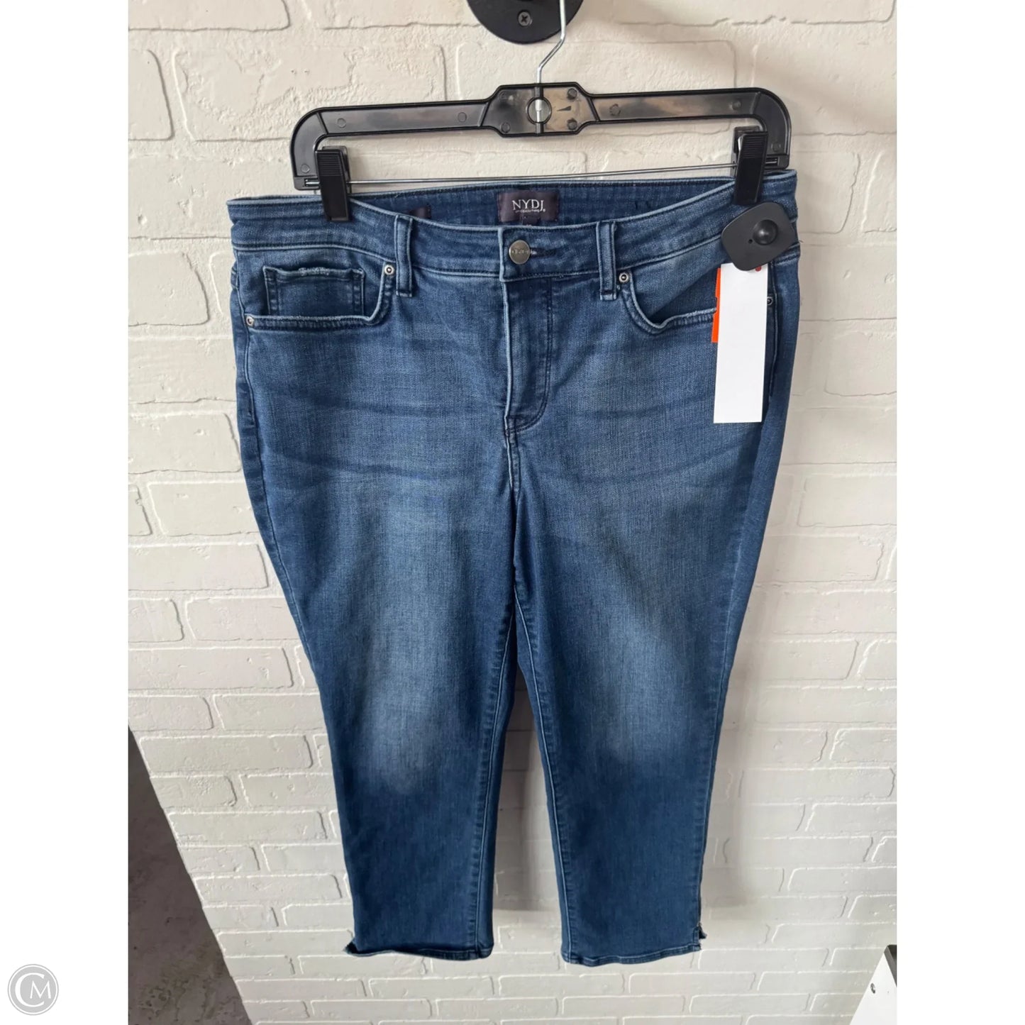Jeans Straight By Not Your Daughters Jeans In Blue Denim, Size: 10