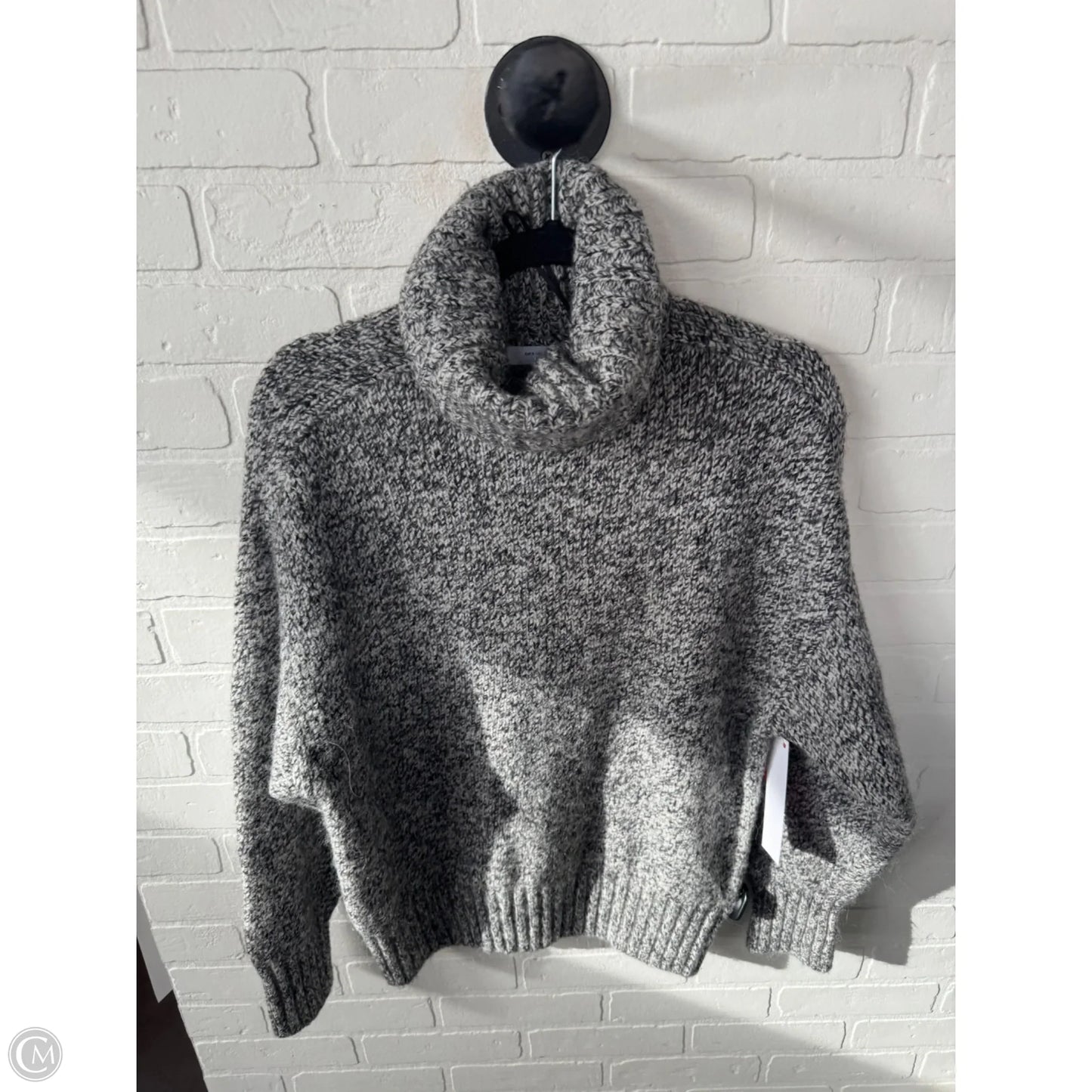 Sweater By Zara In Black & Grey, Size: S